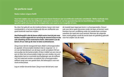 Infographic: Overzicht van Marmoleum lassen vs. niet lassen en aansluitingen