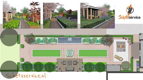 Procesdiagram: van ontwerp naar oplevering van een tuin