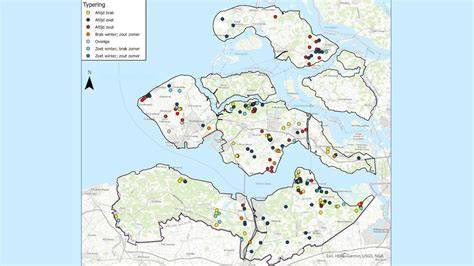 Schema: tariefstructuur en servicezones Zeeland