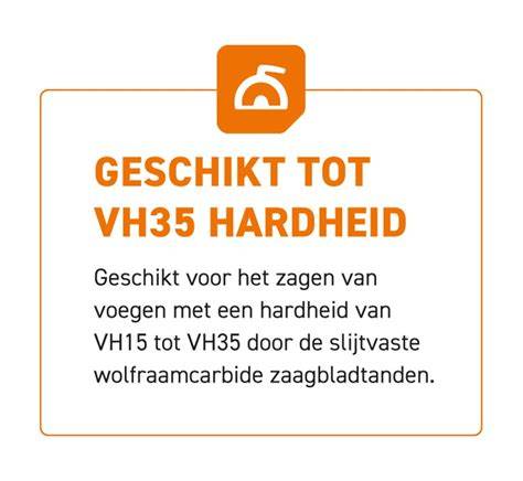 Infographic: Overzicht van voegtypen en voeghardheden VH15, VH25, VH35, VH45