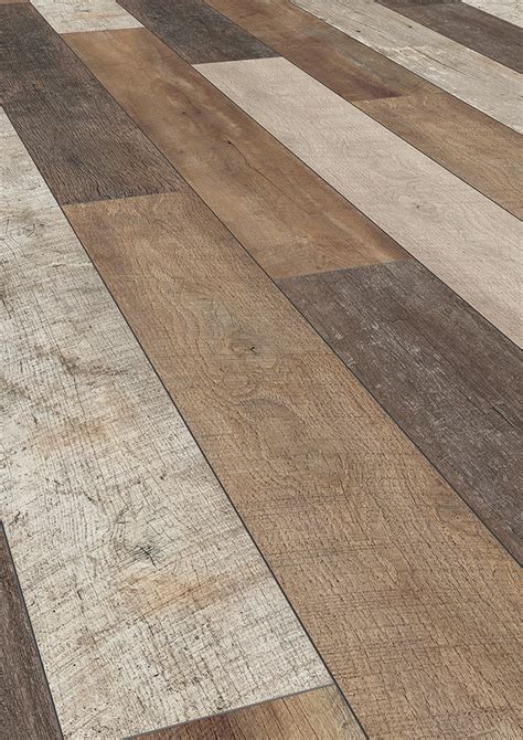 Foto van Floer sloophout laminaat: Versleten Planken Licht en Donker