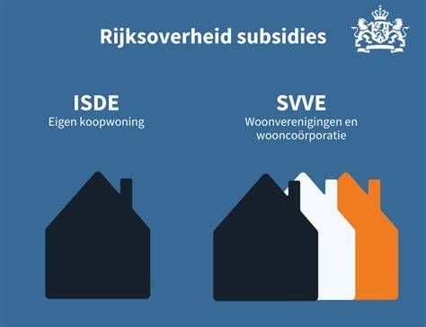 Diagram: Verschillende subsidiekanalen (ISDE, SVVE, SVOH) en betrokken partijen