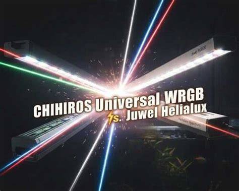 Infographic: Vergelijking van Juwel Helialux vs. Chihiros Universal WRGB