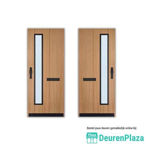 Diagram: voor- en nadelen van houten voordeur met glas vs zonder glas
