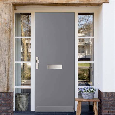 Kaart met regio-voorraad van houten voordeuren