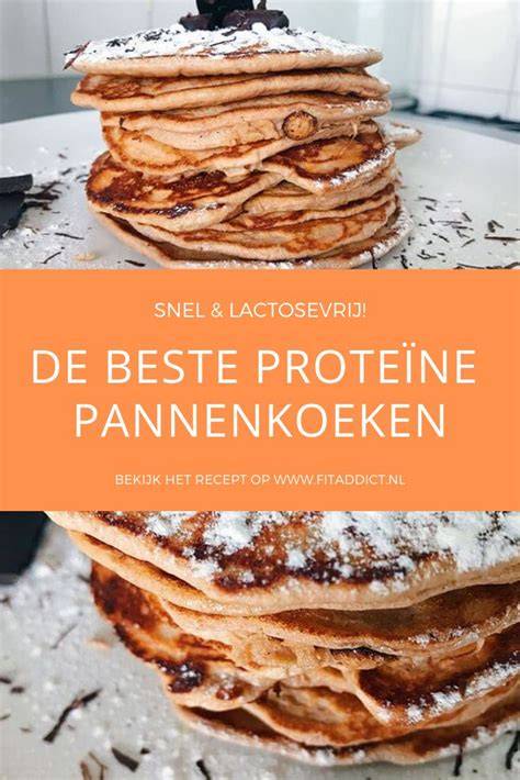 Infographic: proteïne pannenkoeken met whey isolaat overzicht