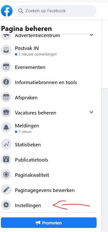 Infographic: Stappenplan voor het toevoegen van diensten aan een Facebook bedrijfspagina