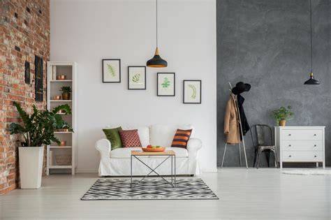 Voorbeeld van behangcirkel als focuspunt op een muur
