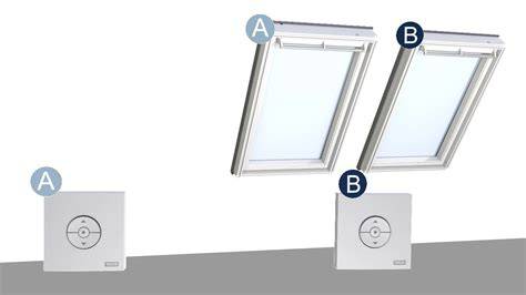 Schema: Elektrische bediening Velux dakraam