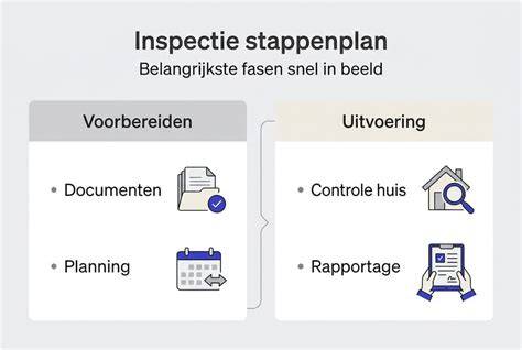 Schema: stappenplan inspectie nokvorsten