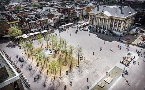 Diagram: Voor- en Na-architectuur Grote Markt