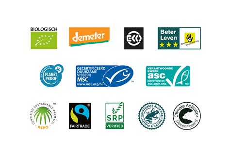 Symbool voor recycling en een keurmerk voor milieuvriendelijke producten