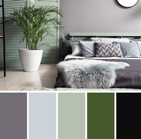 Illustratie: combinaties met grijs groen en aardetinten