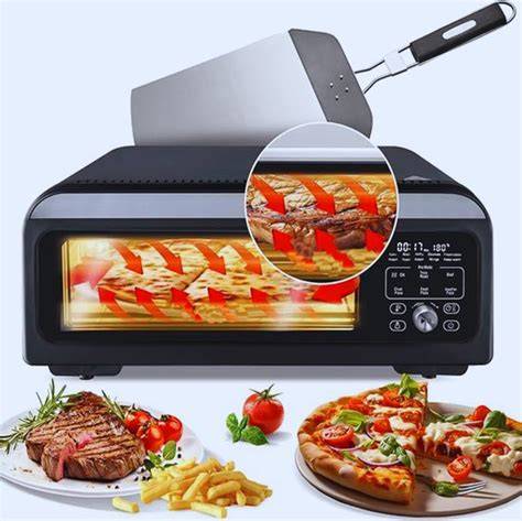 pizzaoven geïsoleerd met calciumsilicaat plaat
