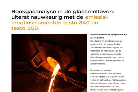 Rookgasanalyse en schoonmaak van warmtewisselaar