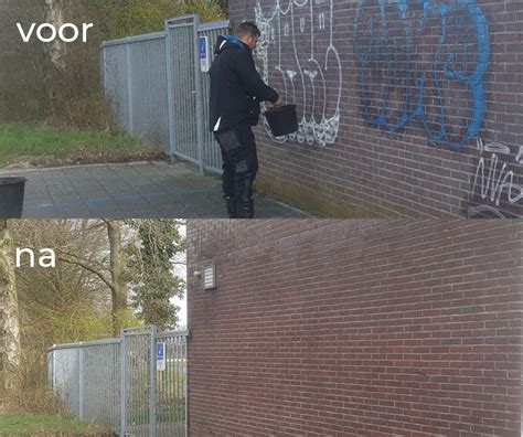 Vergelijking van verschillende methoden voor graffiti verwijdering