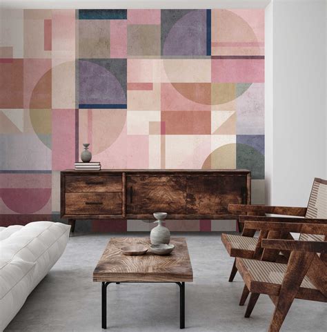 Verschillende patronen en kleuren van Scandinavisch behang, waaronder geometrische vormen en natuurlijke elementen.