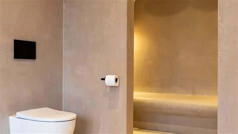 Waterdichte betonlook badkamer