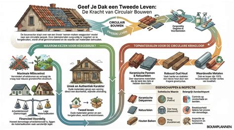 Infographic: circulair bouwen met tweedehands deuren en materialen