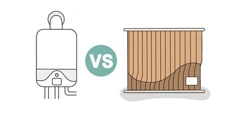 Illustratie: hybride warmtepomp vs. traditionele ketel