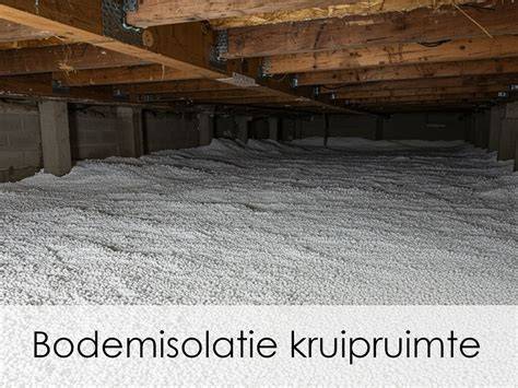 Kruipruimte- en vloerisolatie opties overzicht