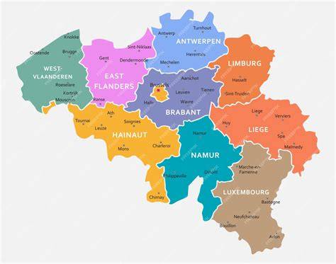 Map van regio’s met aanbevolen stukadoors