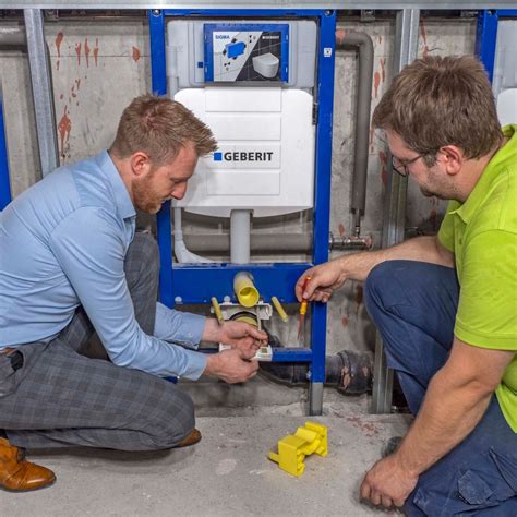 Geberit Power & Connect Box inbouwpositie achter toilet