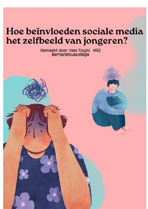 Infographic: Invloed van sociale media op zelfbeeld en identiteit