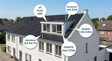 Infografiek: Vergunningvrij vs. vergunningplicht dakkapel