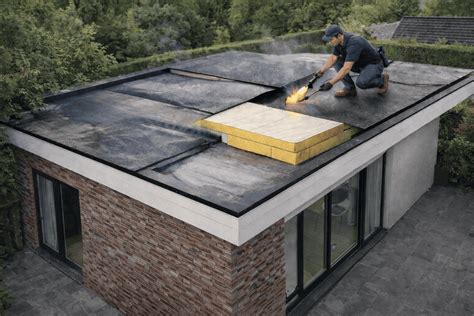lagenopbouw plat dak met isolatieopties