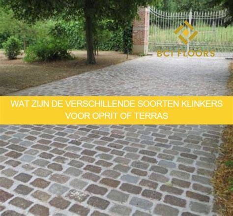 Prijsvoorbeeldoverzicht: oprit en terras per materiaal