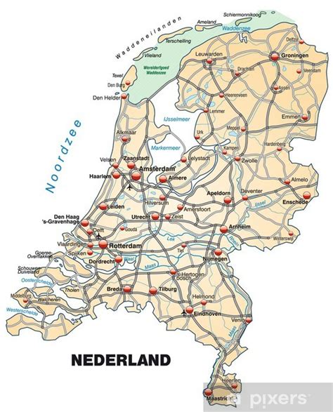 Kaart: Toekomstig transportnetwerk Midden-Zeeland