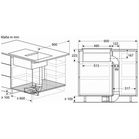 Downdraft-afzuigsysteem-diagram