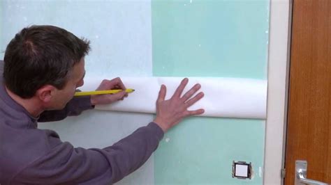 Diagram: installatie-stappen met vliesbehang