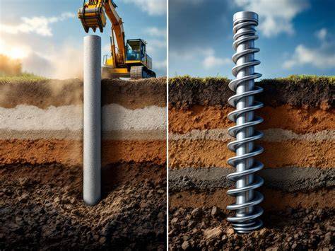 Infographic: Overzicht installatietechnieken heipalen vs schroefpalen
