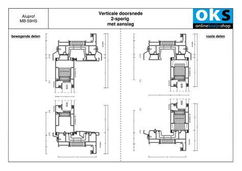 Diagram: montagevolgorde aluminium kozijnen