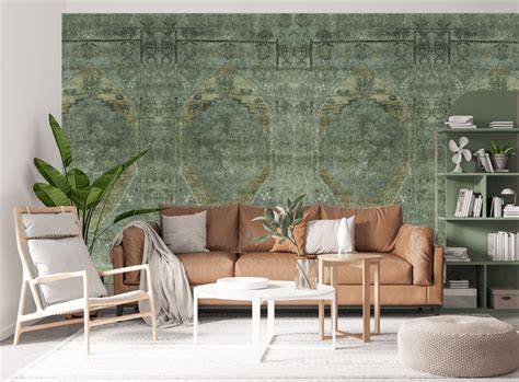 Ruimte-indelingen met groen behang