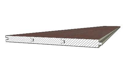 Detailfoto van de tand-en-groef verbinding van Fermacell vloerplaten.
