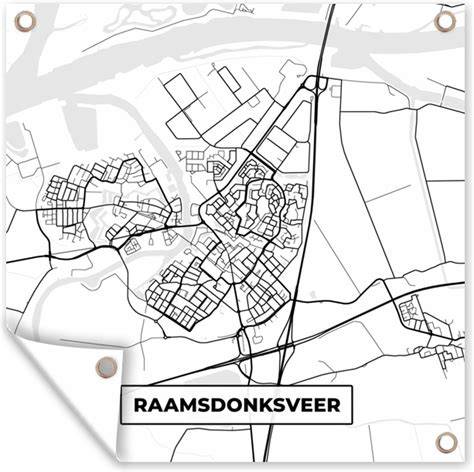 Kaart: Raamsdonksveer en directe omgeving