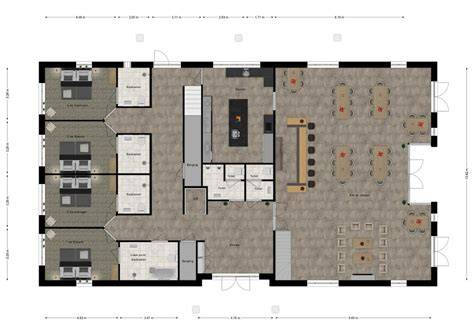 Plattegrond en foto’s van Bauhaus-architectuur in Nederland