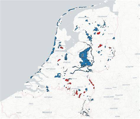 Voorbeeldkaart: zones voor stikstofgevoelige natuur