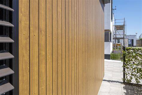 Kleurstalen houtlook composiet gevelbekleding