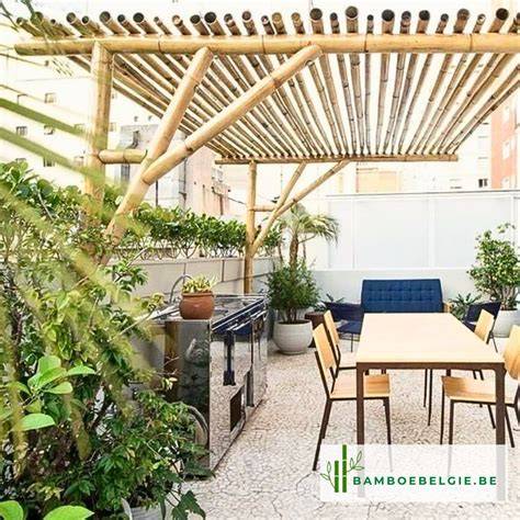 Foto van de showroom en montagesamples van Natuurlijk Bamboe