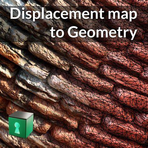 Displacement map stappenplan infographic