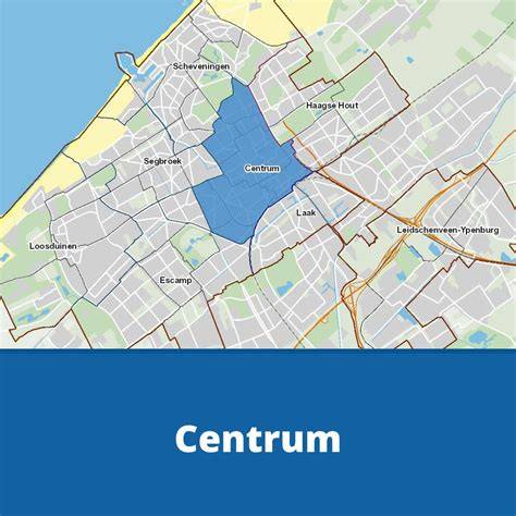 Kaart met Haagse wijken en dakproblemen