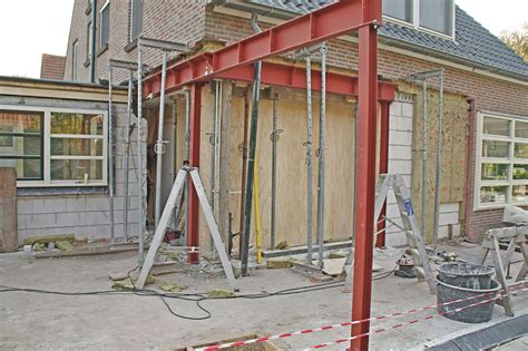 Illustratieve afbeelding van ventilatieachterstand en draagconstructie achter Trespa-platen