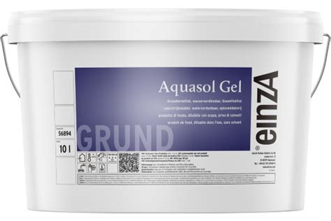 Illustratie van de gel-structuur van EinzA Aquasol Gel