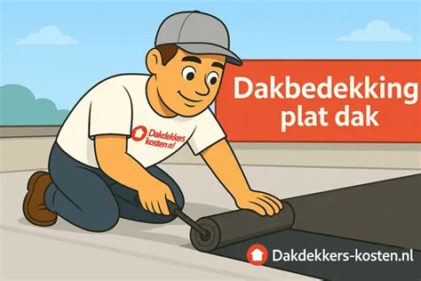 Infographic over plat dak opties en levensduur