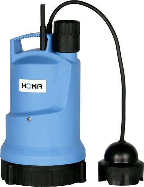 Foto van dompelpomp in kruipruimte met automatische sensor