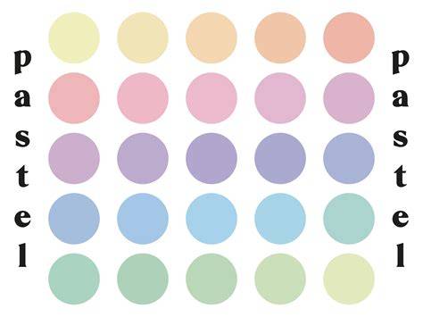 Diagram: populaire pastelkleuren voor babykamerbehang